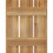 Ekena Millwork Spaced Board-n-Batten Shutters, Rough Sawn Western Red Cedar, 17 1/8W x 22H, PR RBS06S17X022RWR - alternate 3